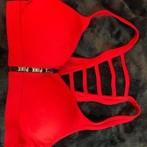 Red Sports Bra